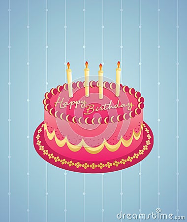 Sugar Free Birthday Cake on Birthday Cake Royalty Free Stock Images   Image  10265299