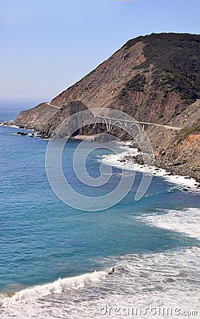 The Bixby Bridge 1. The bridge is an important feature of Route 1.