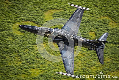 Black fighter jet T2 Hawk