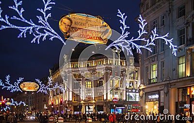 Black Friday weekend in London the first sale before Christmas. Regent street