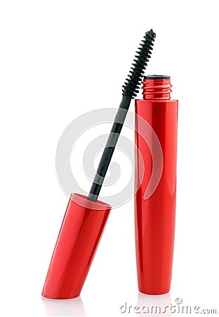 Tube Mascara on Black Mascara In Red Tube Royalty Free Stock Images   Image  2122889