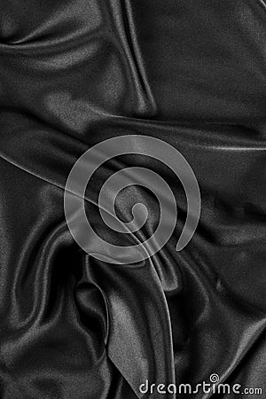 Black silk satin background