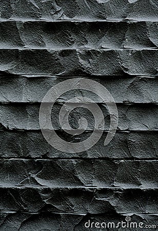 Black wall,stone texture