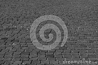 Black and white pavement texture