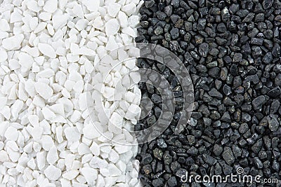 Black and white stones texture