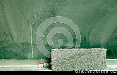 Blackboard with Eraser
