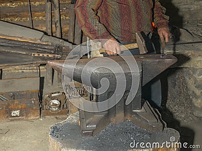 Blacksmith at work