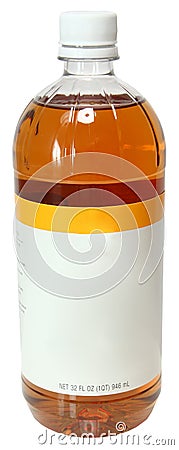 Blank Label Bottle Apple Cider Vinegar