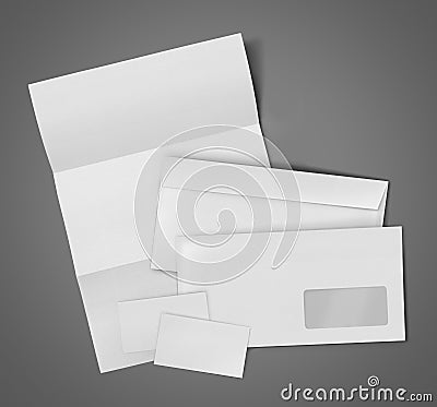 Blank Set Stationery Corporate ID