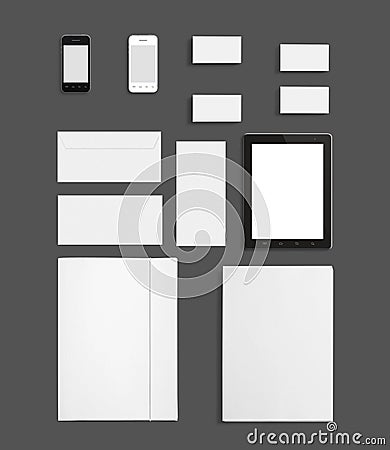 Blank Stationery Corporate ID Template