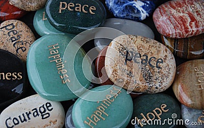 Blessing Stones, Hope, Courage, Happiness