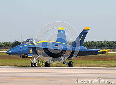 Blue Angels Number 1 fighter jet
