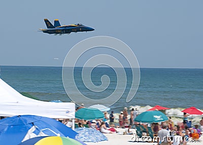 Pensacola Beach on Pensacola Beach   8 July  The U S  Navy Blue Angels Flight