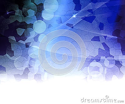 Blue Biological Abstract Background