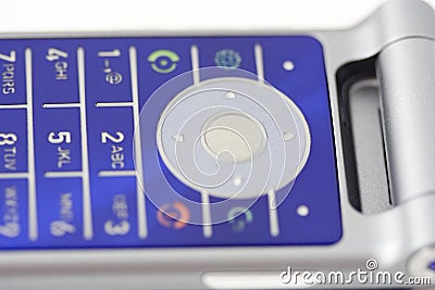 Blue cell phone pad