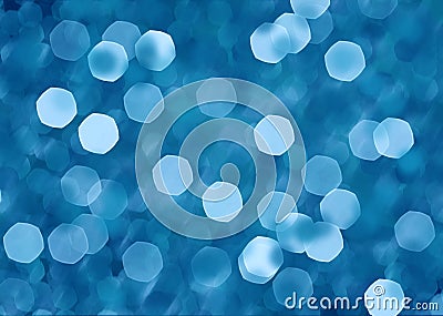 Blue circles abstract background