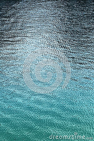 Blue Green Rippled Ocean Water