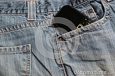 Blue Jeans and mobile phone