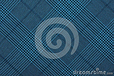 Blue material in geometric patterns, a background