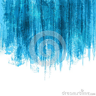 Blue Paint Splashes Background