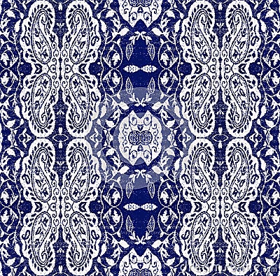 Blue Paisley, computer processing of the photos