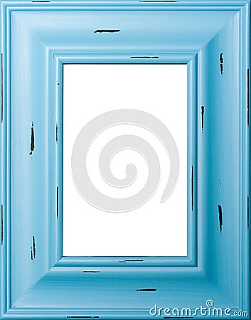 Blue picture frame