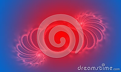 Blue and red abstract background. Fade effect