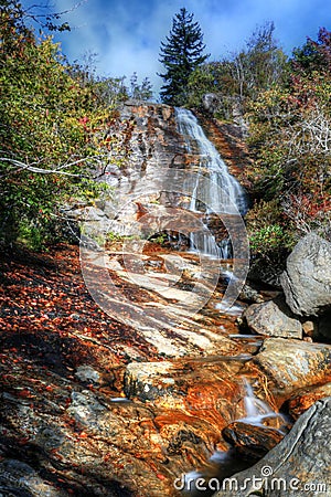 Blue Ridge Mountain Waterfall