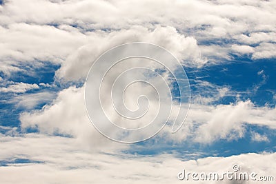 Blue Sky and puffy clouds