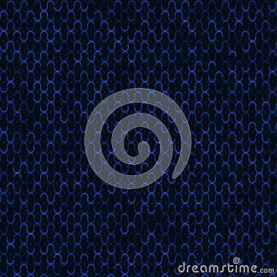 Blue technology background perforated