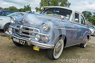 A Blue Vauxhall Wyvern Classic car