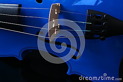 Blue Violin Strings