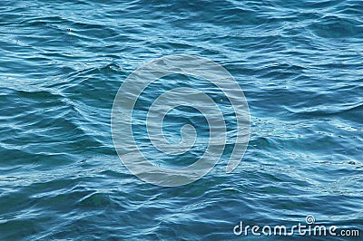 Blue Water Waves Texture