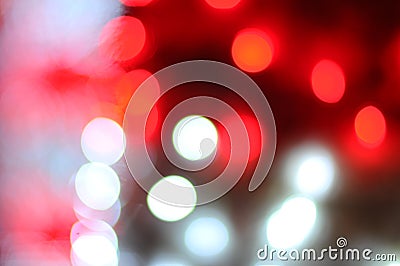 Blurred white and red background