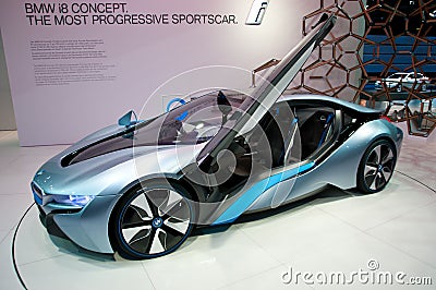 BMW i8 Concept Car on IAA 2011