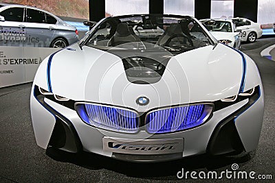 BMW visio hybrid car