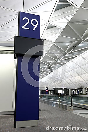 Boarding Gate in Hong Kong Airport