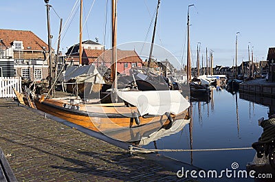 Boat yard for fishing boats.