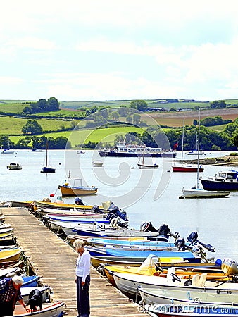 Boating on the river Dart