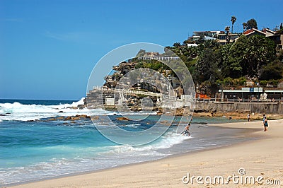 Bondi to Coogee coastal walk, Sydney, Australia.