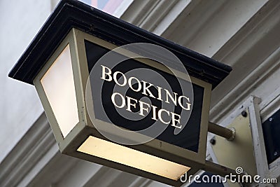 Booking Office Sign