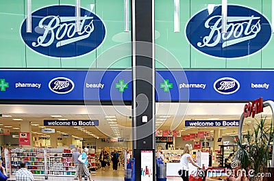 Boots shop in a mall