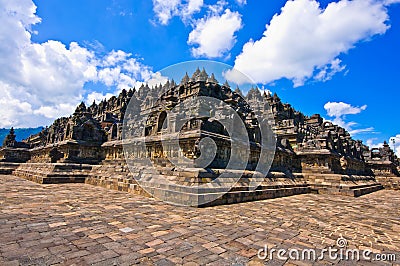 Borobudur temple near Yogyakarta