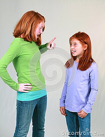 Bossy Ginger Royalty Free Stock Photo - 