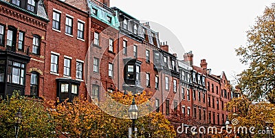 Boston row houses
