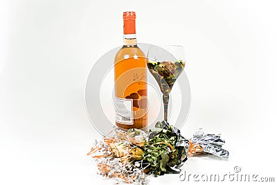 Bottle Of Whine Stock Photography - Image