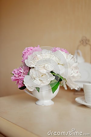 Bouquet of peonies