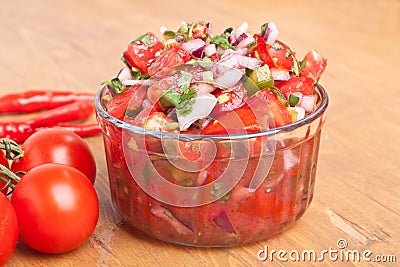 Bowl of Tomato Salsa