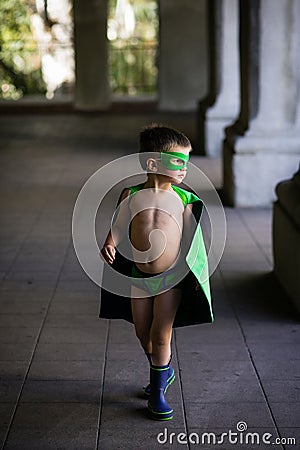 Boy hero dress up