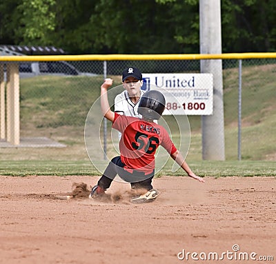 Boy s Youth Baseball Play at Third